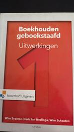 D.J.J. Heslinga - Boekhouden geboekstaafd 1, Verzenden, D.J.J. Heslinga; W.M.J. Schauten; W.J. Broerse, Management, Zo goed als nieuw