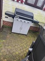 Tuintafel + 4 stoelen en 5pit bqq met volle gas fles, Ophalen, Zo goed als nieuw