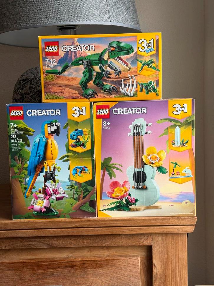 LEGO Creator 31058, 31136, 31156 - Nieuw!, Kinderen en Baby's, Speelgoed | Duplo en Lego, Nieuw, Lego, Complete set, Ophalen of Verzenden