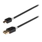 Nieuwe  Usb 2.0 kabel usb a male - mini-b male rond 3.00 m, Ophalen of Verzenden, Nieuw