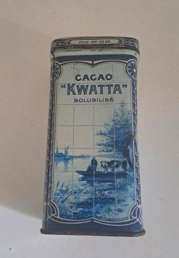 Kwatta blikje cacao 100/125 gr. Bekkers & zn beschikbaar voor biedingen