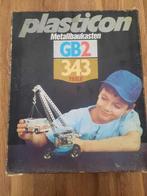 Plasticon Metallbaukasten GB2 343 delen ala Meccano, Antiek en Kunst, Antiek | Speelgoed, Ophalen of Verzenden