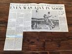 Voetbal krantenartikel FC Twente Ajax februari 1974.., Verzamelen, Sportartikelen en Voetbal, Ophalen of Verzenden, Ajax