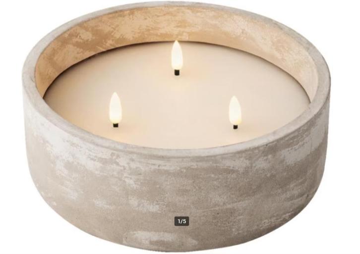 Lumineo LED kaars/stompkaars - met 3 lonten van €19 voor €8, Huis en Inrichting, Woonaccessoires | Kandelaars en Kaarsen, Nieuw