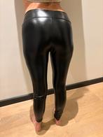 Zwarte Wetlook Legging Maat S, Legging, Maat 36/38 (S), Zwart, Ophalen of Verzenden