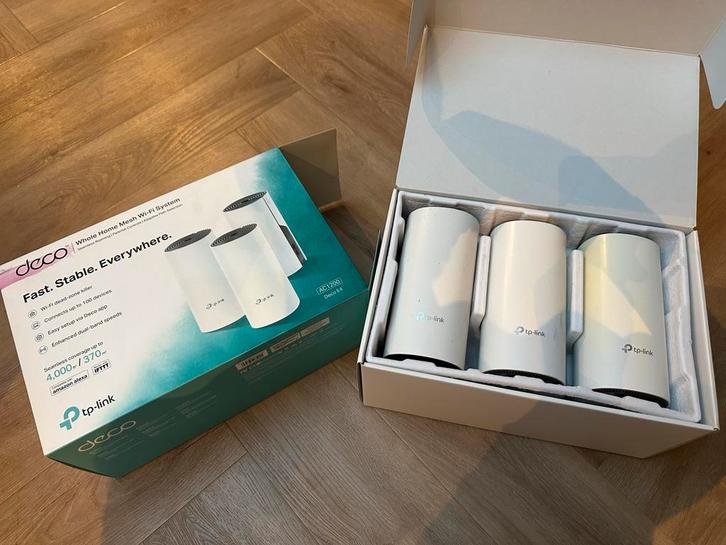TP-Link Deco E4 Mesh WiFi Systeem., Computers en Software, Accesspoints, Gebruikt, Ophalen of Verzenden