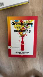 Bronis Verhage - Grondslagen van de marketing, Ophalen of Verzenden, Zo goed als nieuw, Economie en Marketing, Bronis Verhage; Marjolein Visser