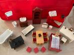 Lotje houten poppenhuis meubels en accessoires, Verzamelen, Poppenhuizen en Toebehoren, Ophalen of Verzenden, Gebruikt, Poppenhuis