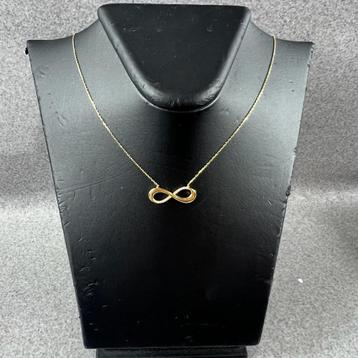 Gouden ketting | 14k | 2,03g | inifinity hanger | 389298 beschikbaar voor biedingen
