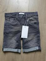 Nieuw Name-it short grijs denim Theo xslim maat 140, Nieuw, Jongen, Name it, Ophalen of Verzenden