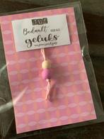 Kaart met gelukspoppetje juf of meester, Ophalen of Verzenden, Zo goed als nieuw, Overige thema's