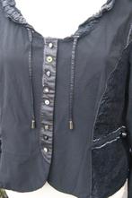 Jasje zwart Pause Cafe mt 46 Vaste prijs, Zwart, Maat 46/48 (XL) of groter, Ophalen of Verzenden, Zo goed als nieuw