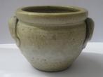 Bloempot Met Twee Handvatten Jaren 70, Rond, Ophalen of Verzenden, Aardewerk, Binnen