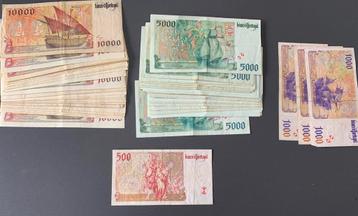 Portugal - escudos bankbiljetten beschikbaar voor biedingen