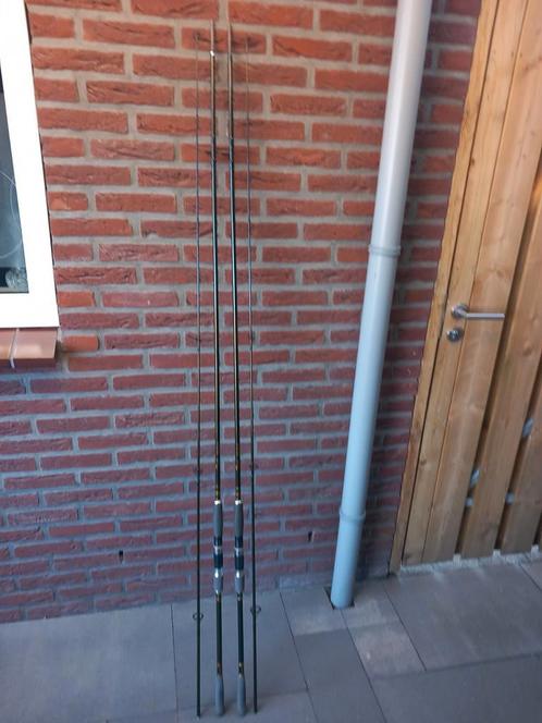2 Shimano 12ft Symetre  Specimen Karperhengels., Watersport en Boten, Hengelsport | Karpervissen, Gebruikt, Werphengel, Ophalen