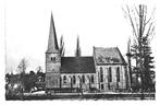 977194 Groesbeek 1957 Gld herv kerk Gelopen met Postzegel