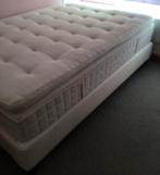 IKEA Espevär boxspring + Hyllestad matras + Tustna topmatras, Ophalen, Gebruikt, Tweepersoons, 140 cm