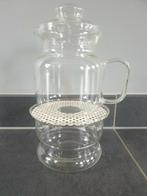 Theepot met bijpassende theelichthouder, Ophalen of Verzenden, Gebruikt