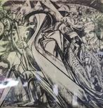 Litho Jan Toorop 1858-1928 De pelgrim, Ophalen of Verzenden