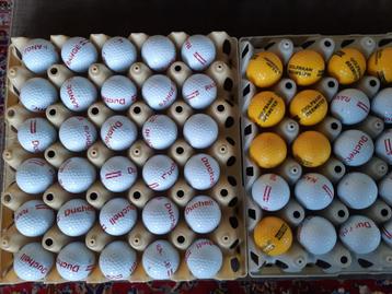 Zgan Range ballen 75 stuks. Zijn netjes schoon. wit en geel beschikbaar voor biedingen