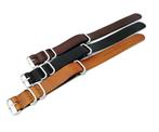 Leren nato horlogeband nato horloge band 18mm 20mm 22mm, Verzenden, Nieuw