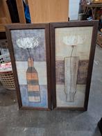Schilderijen 2 stuks WD-028 nr 325, Ophalen of Verzenden, Zo goed als nieuw