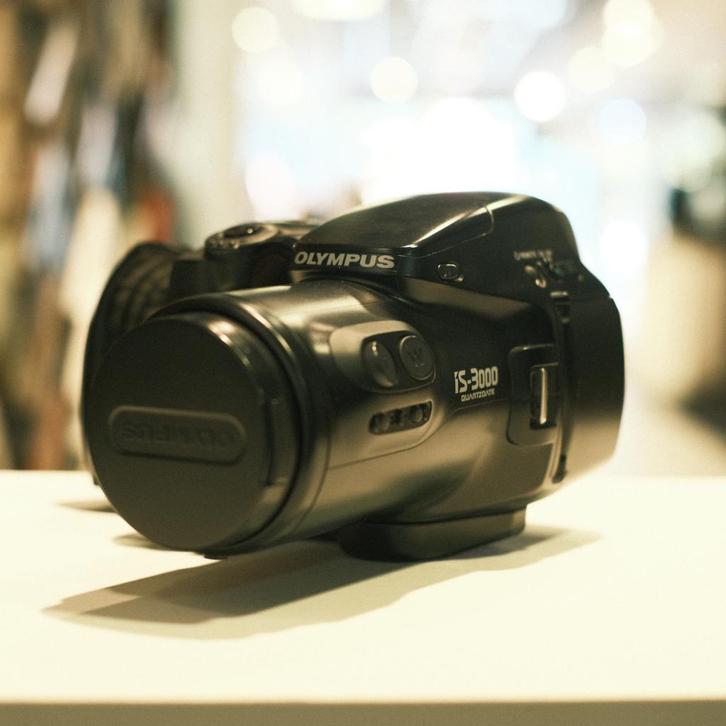 Olympus IS-3000 Kit (Hoofddorp), Audio, Tv en Foto, Fotocamera's Analoog, Zo goed als nieuw, Olympus, Ophalen of Verzenden