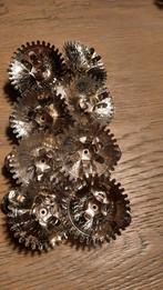 Zilverkleurige kaarsen houder knijpers kerst, Ophalen of Verzenden