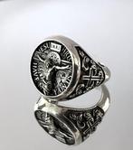 Zilveren Jezus Christus ring, Sieraden, Tassen en Uiterlijk, Ringen, 19 tot 20, Nieuw, Ophalen of Verzenden, Dame of Heer