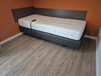 2 x eenpersoons bed pullman recor boxspring 90 x 210, Ophalen, Zo goed als nieuw, Eenpersoons
