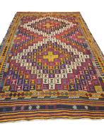 Tribal Kelim Jijim Turkije 290x185 wollen vloerkleed, De handelmaatschappij, 200 cm of meer, Ophalen of Verzenden, Zo goed als nieuw