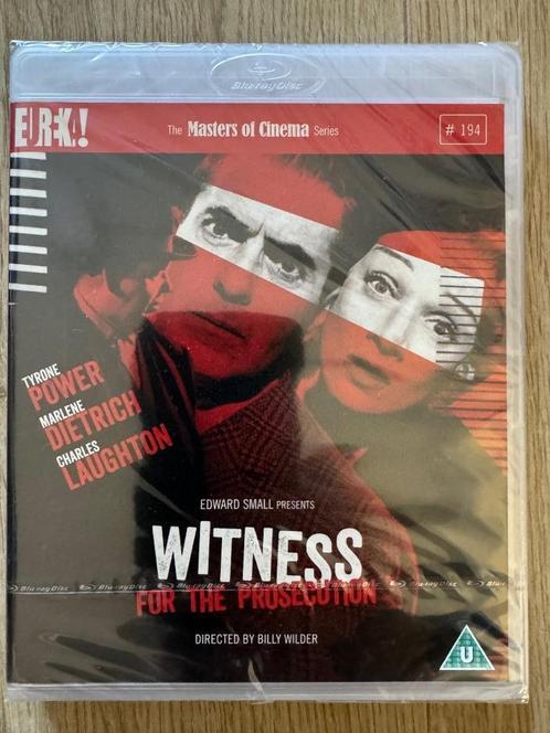 Witness for the Prosecution , Eureka , Masters Of Cinema, Cd's en Dvd's, Blu-ray, Nieuw in verpakking, Ophalen of Verzenden