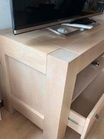 Licht eiken televisie meubel., Huis en Inrichting, Kasten | Televisiemeubels, Ophalen, Eikenhout, 50 tot 100 cm, Zo goed als nieuw