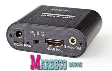 HDMI converter, Omvormer, HDMI Input, Scart Female output beschikbaar voor biedingen