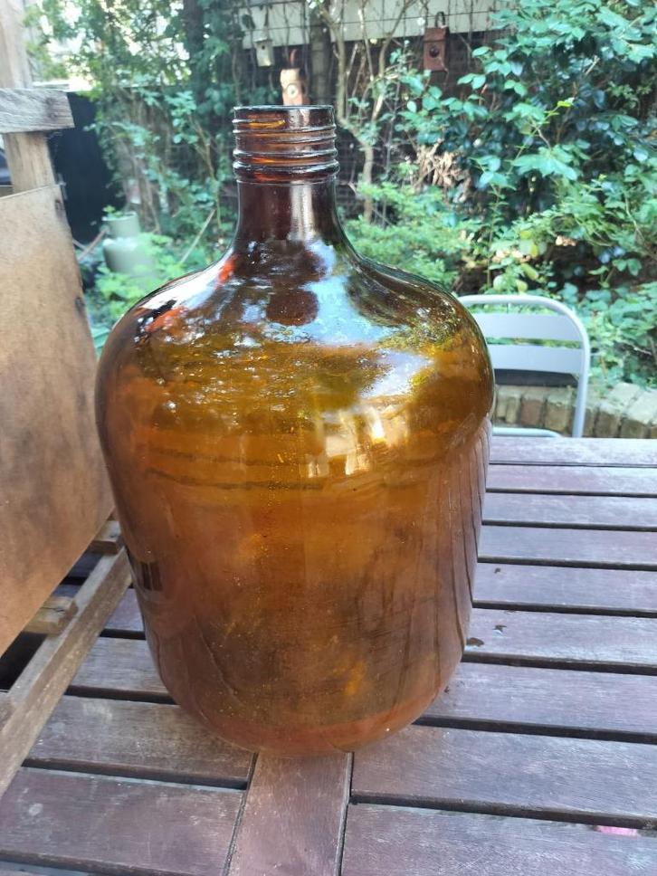 wijn gistfles glas bruin 50 liter, Hobby en Vrije tijd, Overige Hobby en Vrije tijd, Nieuw, Ophalen