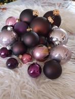 19 DIVERSEN GLAZEN KERSTBALLEN NU ALLES 7€ ZIE FOTO,S, Ophalen of Verzenden