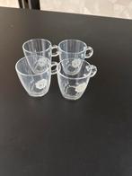 Douwe Egberts Koffiekopjes - Set van 4, Glas of Glazen, Ophalen of Verzenden, Overige stijlen, Glas