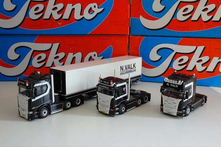 Complete set Nick Valk - Tekno/WSI, Hobby en Vrije tijd, Modelauto's | 1:50, Zo goed als nieuw, Bus of Vrachtwagen, Wsi, Ophalen of Verzenden