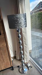 Lampenkap grijs velvet, Huis en Inrichting, Lampen | Vloerlampen, Ophalen, Zo goed als nieuw, Minder dan 100 cm