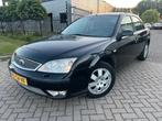 Ford Mondeo 1.8 16V 2006 Half Leer Clima Cruise Zwart, Auto's, 125 pk, Zwart, 4 cilinders, Mondeo