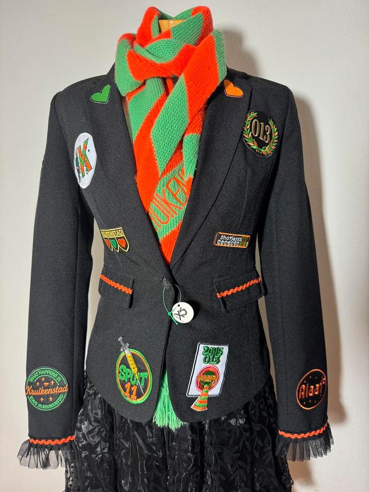 Kruikenstad jas Carnavalsjas Tilburg, Kleding | Dames, Carnavalskleding en Feestkleding, Kleding, Carnaval, Verzenden