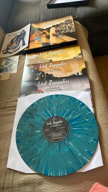 Led zeppelin box 4 Lps live 69 a 73 colour beschikbaar voor biedingen