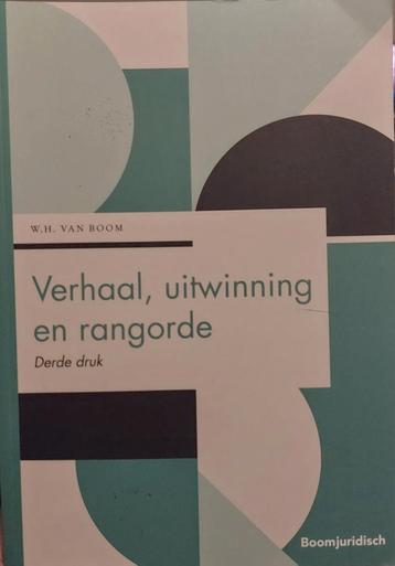 W.H. van Boom - Verhaal, uitwinning en rangorde beschikbaar voor biedingen