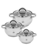 NIEUW - Mercury Haus Jumbo 6-delige pannenset MC-1855 pannen, Huis en Inrichting, Keuken | Potten en Pannen, Nieuw, Pannenset