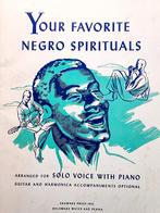 Your Favorite Negro Spirituals.  Zang en Piano., Muziek en Instrumenten, Bladmuziek, Gebruikt, Zang, Ophalen of Verzenden, Thema