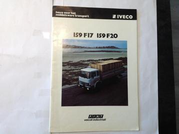 Iveco Fiat 159 F17 F20 folder Nederlands 16 blz 1979 beschikbaar voor biedingen