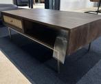 Nieuwe Mango Houten Salontafel met Rotan Detail, Ophalen, Nieuw, Metaal, Modern