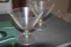martini glas 2x, Glas of Glazen, Gebruikt, Ophalen of Verzenden, Glas