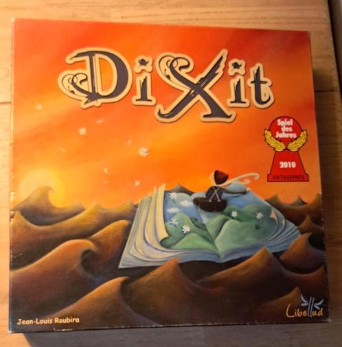 Dixit (Let op afwijkende inhoud!), Hobby en Vrije tijd, Gezelschapsspellen | Kaartspellen, Gebruikt, Drie of vier spelers, Vijf spelers of meer