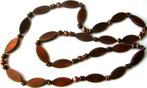 Prachtige kralen ketting met Venetiaans glas Murano Lang, Sieraden, Tassen en Uiterlijk, Kettingen, Verzenden, Zo goed als nieuw